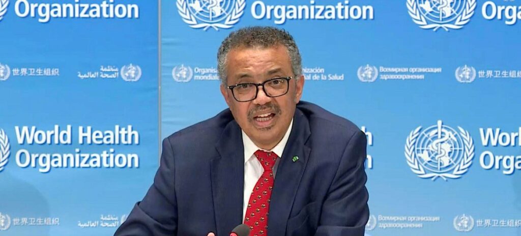 ONU/Evan Schneider Tedros Ghebreyesus anunciou a série de sugestões que deve ser implementada até 20 de agosto de 2025