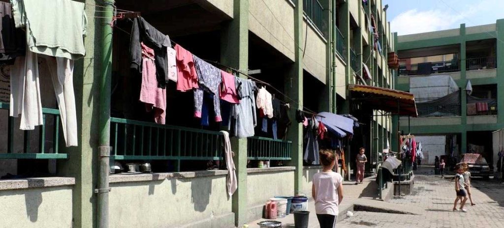 Gaza: With a suitcase for a school bag, classrooms have become shelters
